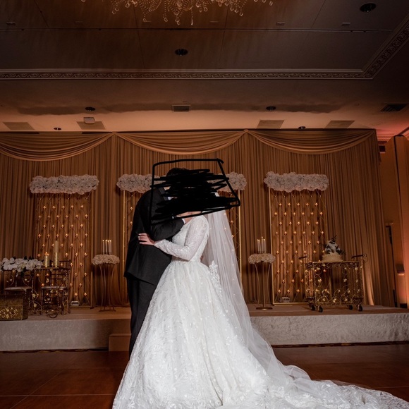 Custom made wedding dress, size 8 bought for $6000, selling for $3000 OBO. - Picture 3 of 3